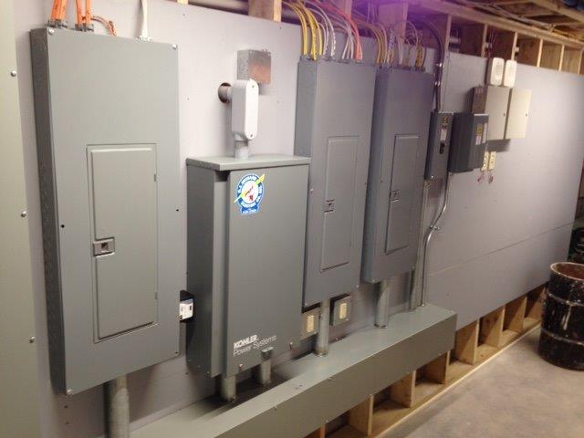 400 amp service with generator panel
