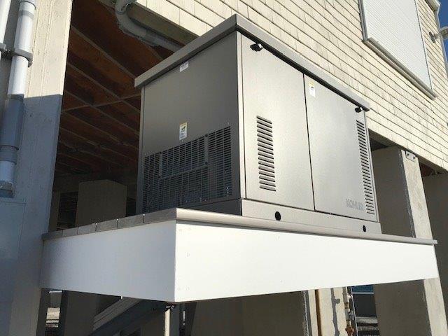Custom matching deck for elevated generator support